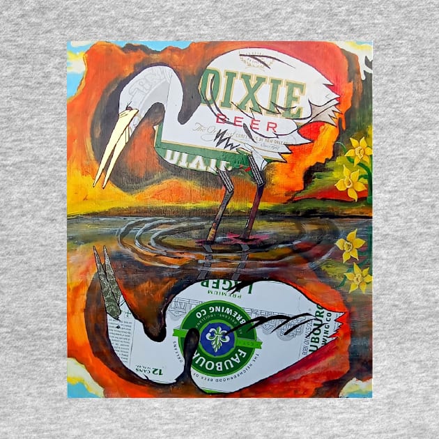 Egret Narcissus, Dixie Brewery to Faubourg Brewery by Gumbo Gallery